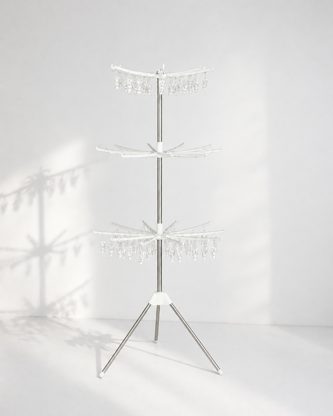 360° Rotating Clothes Rack – Multi-Tier Space Saving Organizer