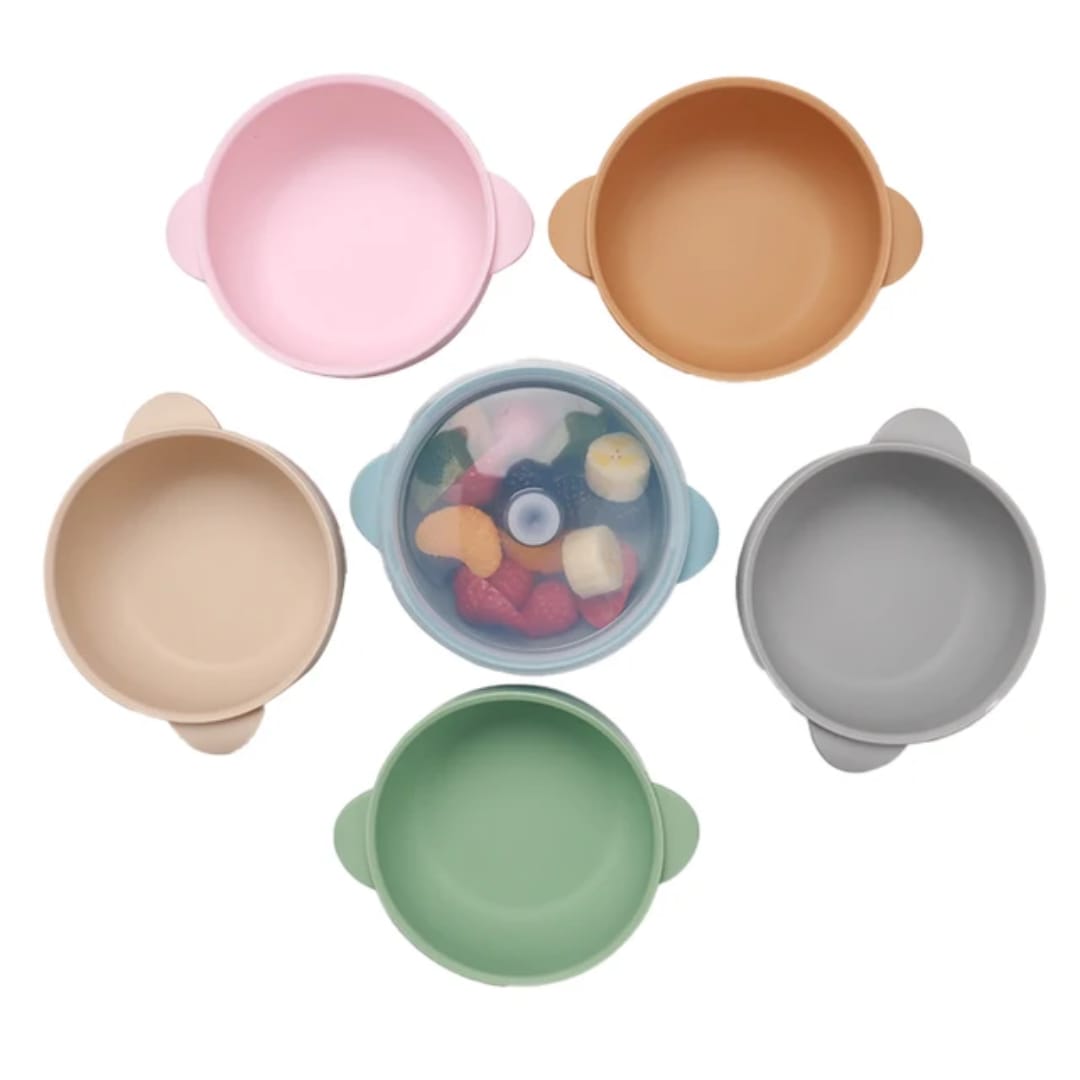 baby silicone feeding set (BPA-Free