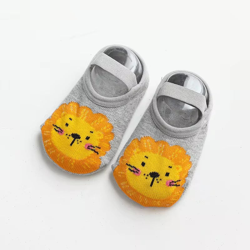 Cute Cartoon Baby Non-Slip Socks | Soft Grip Toddler Socks