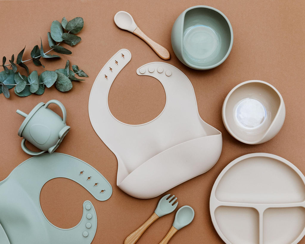 baby silicone feeding set (BPA-Free